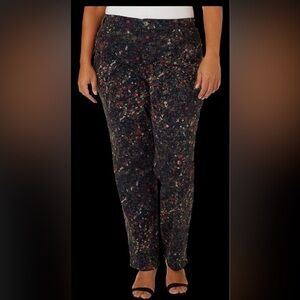 Gloria Vanderbilt Amanda Floral Stretch Jeans Women’s Size  20 W floral Denim